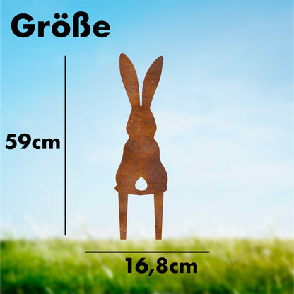 Kleiner Hase Gartenstecker