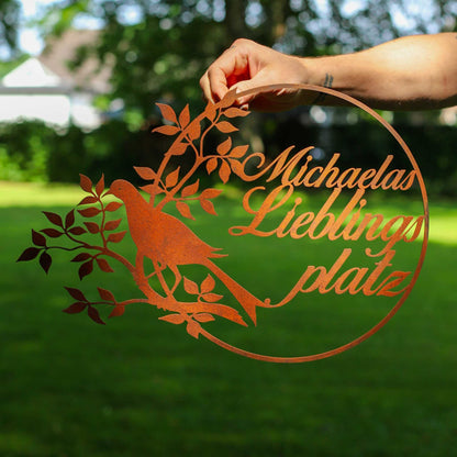 Dein Lieblingsplatz Gartenschild