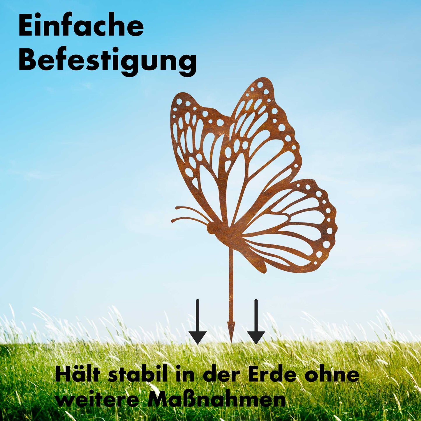 Fliegender Schmetterling